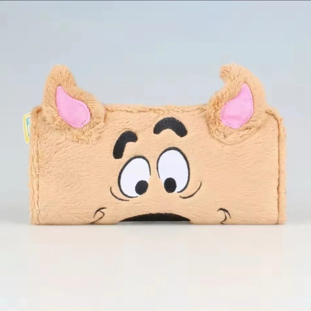 Scooby Doo Theme Plush Texture Zip Around Wallet